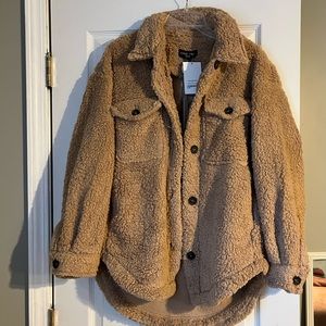 Oversized Teddy Bear Jacket